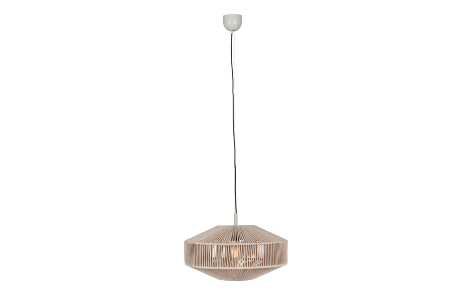 Trio Lighting Trio SVEA hanglamp | E27 Fitting | crèmewit met beige | Ø 46 cm | IP20 | excl. 1x E27 | max. 10W
