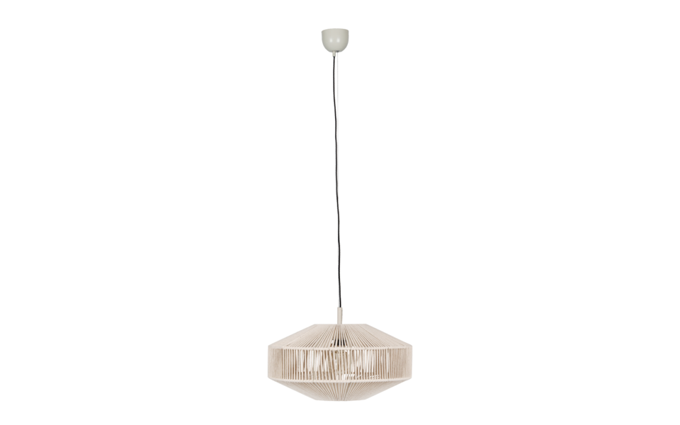 Trio Lighting Trio SVEA hanglamp | E27 Fitting | crèmewit met beige | Ø 46 cm | IP20 | excl. 1x E27 | max. 10W