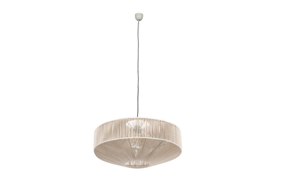 Trio Lighting Trio SVEA hanglamp | E27 Fitting | crèmewit met beige | Ø 61 cm | IP20 | excl. 1x E27 | max. 10W
