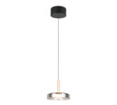 Trio Lighting Trio CELESTE LED pendant light | 1x 10W 1200 lm 3000K | black | Ø 22 cm | IP20 | 150 cm