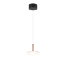 Trio Lighting Trio CELESTE LED pendant light | 1x 10W 1200 lm 3000K | mocha brown | Ø 22 cm | IP20 | 200 cm
