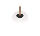 Trio Lighting Trio CELESTE hanglamp | LED | koffie met wit | Ø 22 cm | IP20 | 1x 10W | 1100 lm | 3000K | dimbaar