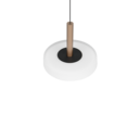 Trio Lighting Trio CELESTE LED pendant light | 1x 10W 1200 lm 3000K | mocha brown | Ø 22 cm | IP20 | 200 cm