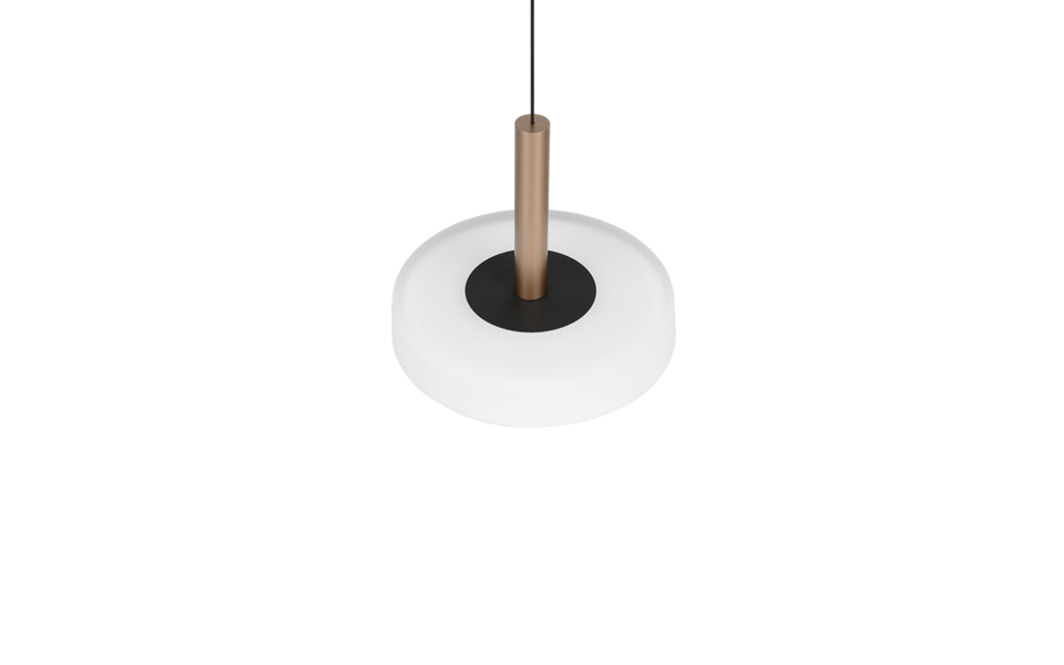 Trio Lighting Trio CELESTE LED pendant light | 1x 10W 1200 lm 3000K | mocha brown | Ø 22 cm | IP20 | 200 cm Trio Lighting Trio CELESTE LED pendant light | 1x 10W 1200 lm 3000K | mocha brown | Ø 22 cm | IP20 | 200 cm