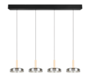 Trio Lighting Trio CELESTE LED pendant light | 1x 30W 3500 lm 3000K | black | IP20 | 150 cm