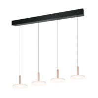 Trio CELESTE hanglamp | LED | koffie met wit | 115 x 22 cm | IP20