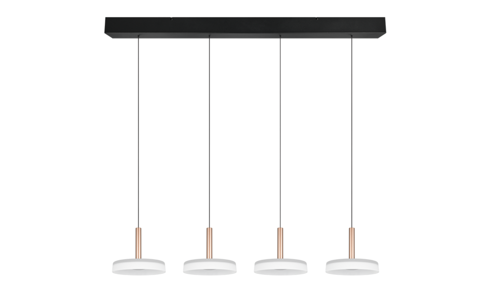 Trio Lighting Trio CELESTE hanglamp | LED | koffie met wit | 115 x 22 cm | IP20 | 4x 7,5W | 750 lm | 3000K | dimbaar Trio Lighting Trio CELESTE hanglamp | LED | koffie met wit | 115 x 22 cm | IP20 | 4x 7,5W | 750 lm | 3000K | dimbaar