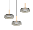 Trio Lighting Trio CELESTE LED pendant light | 1x 23W 2600 lm 3000K | black | Ø 50 cm | IP20 | 150 cm
