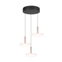 Trio CELESTE LED pendant light | mocha brown | Ø 50 cm | IP20