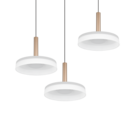 Trio Lighting Trio CELESTE LED pendant light | 1x 23W 2600 lm 3000K | mocha brown | Ø 50 cm | IP20 | 200 cm