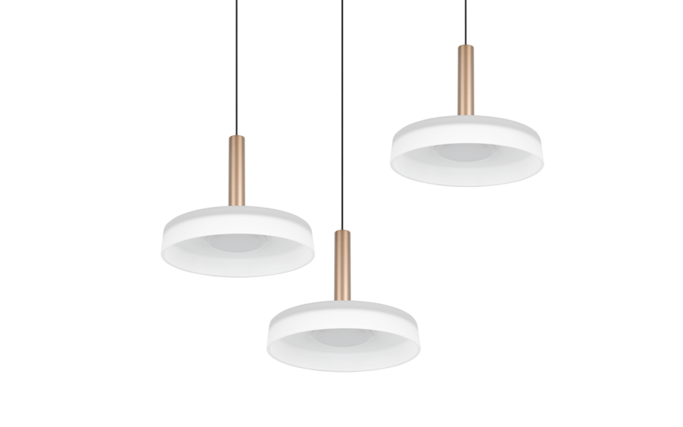 Trio Lighting Trio CELESTE hanglamp | LED | koffie met wit | Ø 35 cm | IP20 | 3x 7,5W | 750 lm | 3000K | dimbaar Trio Lighting Trio CELESTE hanglamp | LED | koffie met wit | Ø 35 cm | IP20 | 3x 7,5W | 750 lm | 3000K | dimbaar