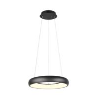 Trio CARDONA LED pendant light | black | Ø 45 cm | IP20 Trio CARDONA LED pendant light | black | Ø 45 cm | IP20