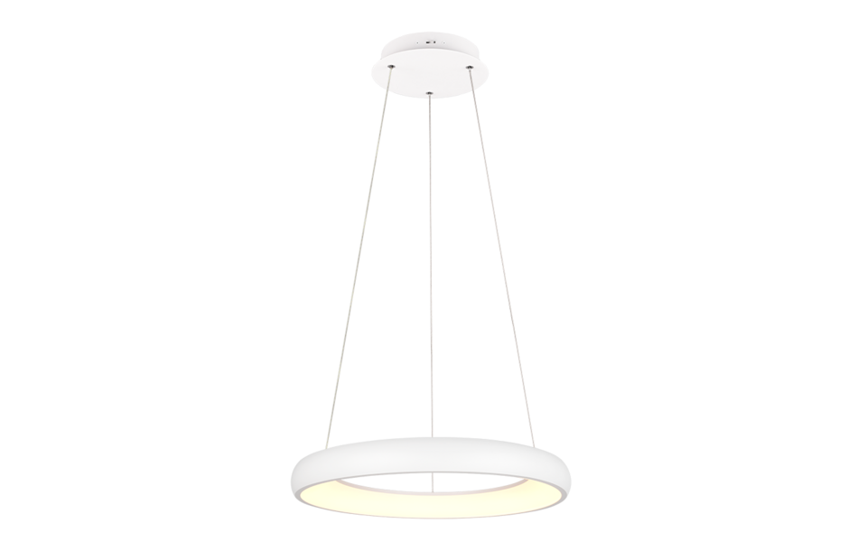 Trio Lighting Trio CARDONA LED pendant light | 1x 40W 4800 lm 4000K | chrome | Ø 60 cm | IP20 | 150 cm
