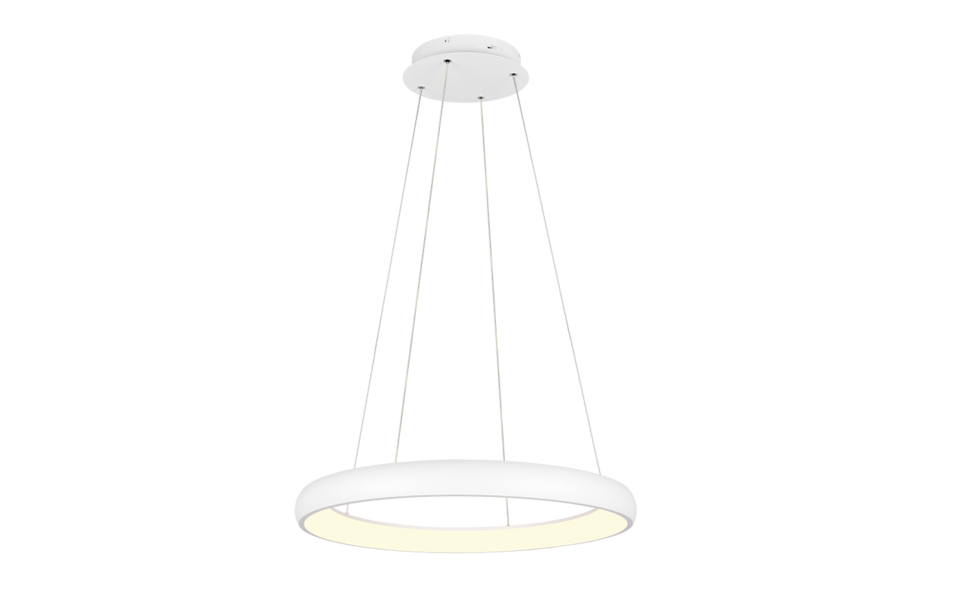 Trio Lighting Trio CARDONA LED pendant light | 1x 60W 7200 lm 4000K | chrome | Ø 75 cm | IP20 | 150 cm