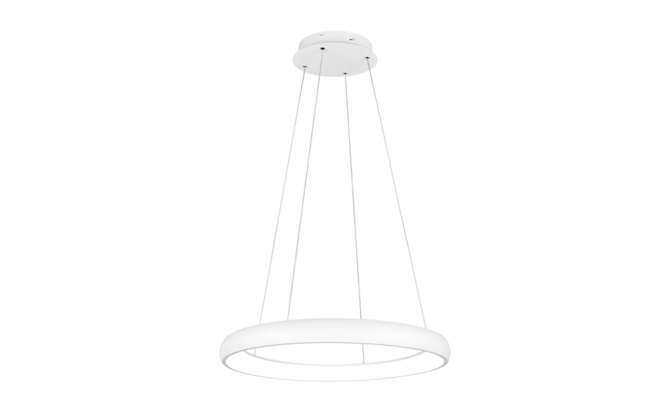 Trio Lighting Trio CARDONA LED pendant light | 1x 60W 7200 lm 4000K | chrome | Ø 75 cm | IP20 | 150 cm