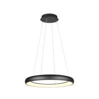 Trio CARDONA LED pendant light | black | Ø 75 cm | IP20
