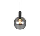 Trio Lighting Trio DIVA pendant light | 1x E27 max 40W | black | Ø 20 cm | IP20 | 150 cm