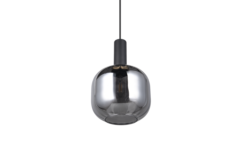 Trio Lighting Trio DIVA pendant light | 1x E27 max 40W | black | Ø 20 cm | IP20 | 150 cm Trio Lighting Trio DIVA pendant light | 1x E27 max 40W | black | Ø 20 cm | IP20 | 150 cm