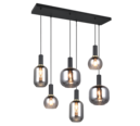 Trio Lighting Trio DIVA pendant light | 6x E27 max 40W | black | IP20 | 150 cm