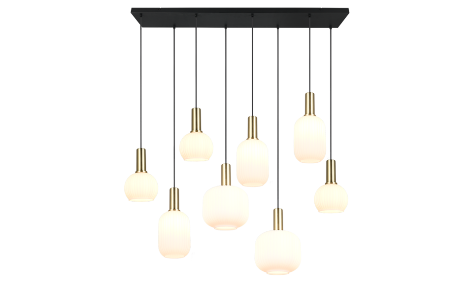 Trio Lighting Trio DIVA pendant light | 8x E27 max 40W | IP20 | 150 cm Trio Lighting Trio DIVA pendant light | 8x E27 max 40W | IP20 | 150 cm