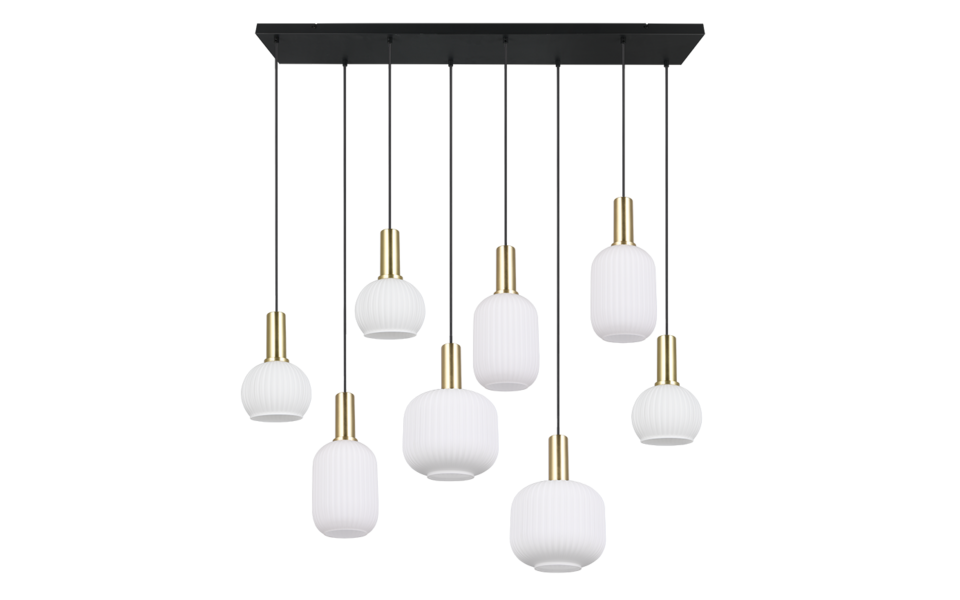 Trio Lighting Trio DIVA pendant light | 8x E27 max 40W | IP20 | 150 cm Trio Lighting Trio DIVA pendant light | 8x E27 max 40W | IP20 | 150 cm