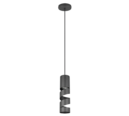 Trio Lighting Trio STREAM hanglamp | GU10 Fitting | mat zwart | Ø 12 cm | IP20 | excl. 1x GU10 | max. 10W