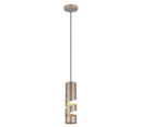 Trio Lighting Trio STREAM pendant light | 1x GU10 | mocha brown | Ø 8 cm | IP20 | 150 cm