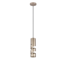 Trio Lighting Trio STREAM pendant light | 1x GU10 | mocha brown | Ø 8 cm | IP20 | 150 cm