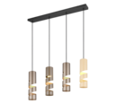 Trio Lighting Trio STREAM pendant light | 4x GU10 | Ø 80 cm | IP20 | 150 cm