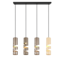 Trio Lighting Trio STREAM pendant light | 4x GU10 | Ø 80 cm | IP20 | 150 cm