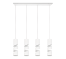 Trio Lighting Trio STREAM hanglamp | GU10 Fitting | wit mat | Ø 7,5 cm | IP20 | excl. 4x GU10 | max. 10W