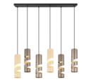 Trio Lighting Trio STREAM hanglamp | GU10 Fitting | multicolor | Ø 7,5 cm | IP20 | excl. 6x GU10 | max. 10W