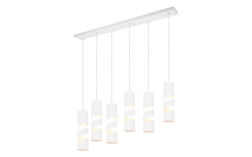 Trio Lighting Trio STREAM pendant light | 6x GU10 | chrome | Ø 100 cm | IP20 | 150 cm Trio Lighting Trio STREAM pendant light | 6x GU10 | chrome | Ø 100 cm | IP20 | 150 cm