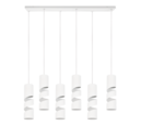 Trio Lighting Trio STREAM hanglamp | GU10 Fitting | wit mat | Ø 7,5 cm | IP20 | excl. 6x GU10 | max. 10W
