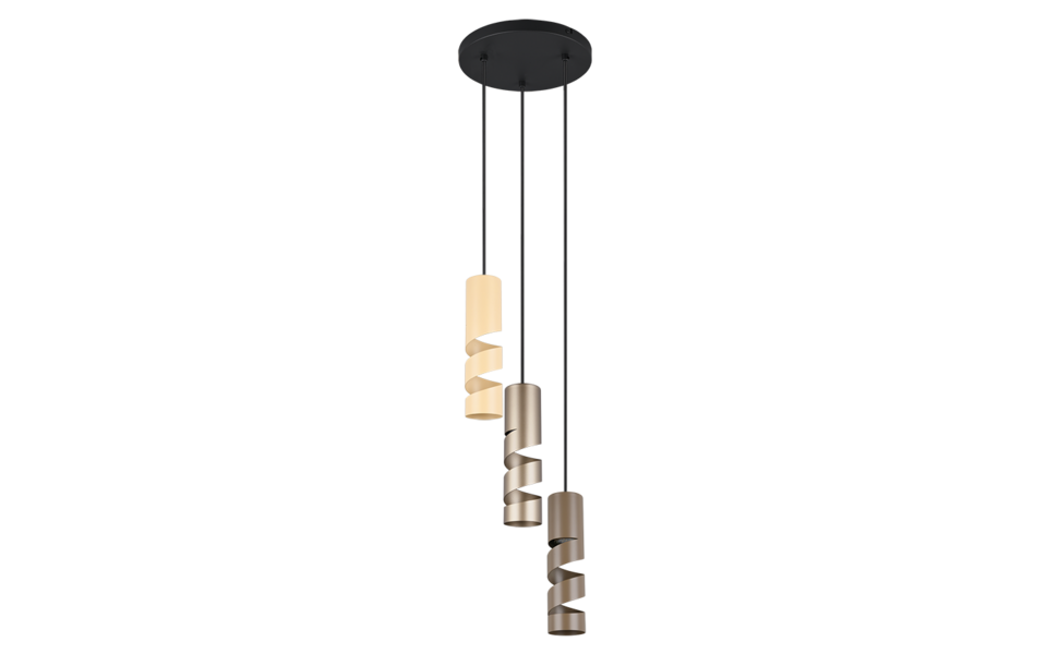 Trio Lighting Trio STREAM pendant light | 3x GU10 | Ø 30 cm | IP20 | 150 cm