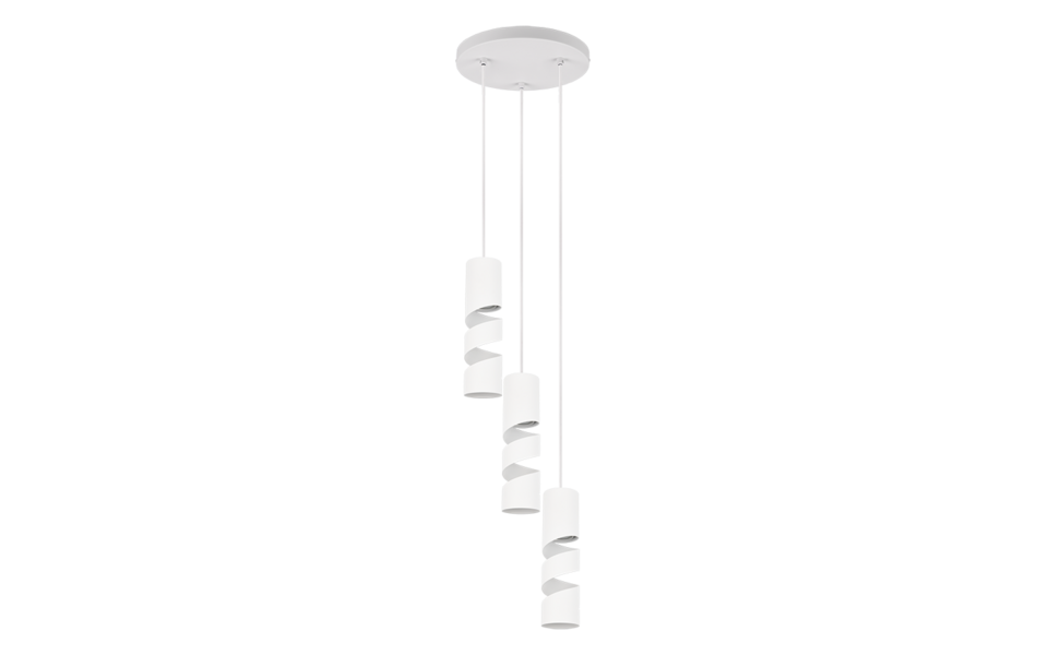 Trio Lighting Trio STREAM pendant light | 3x GU10 | chrome | Ø 30 cm | IP20 | 150 cm Trio Lighting Trio STREAM pendant light | 3x GU10 | chrome | Ø 30 cm | IP20 | 150 cm