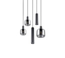 Trio Lighting Trio MATARO pendant light | 1x E27 max 40W | black | Ø 40 cm | IP20 | 150 cm