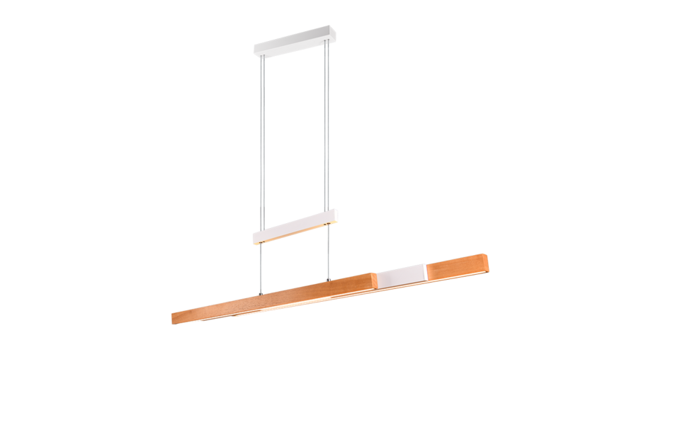 Trio Lighting Trio TRAJAN LED pendant light | 1x 45W 5300 lm 2700K | chrome | IP20 | 95 cm Trio Lighting Trio TRAJAN LED pendant light | 1x 45W 5300 lm 2700K | chrome | IP20 | 95 cm