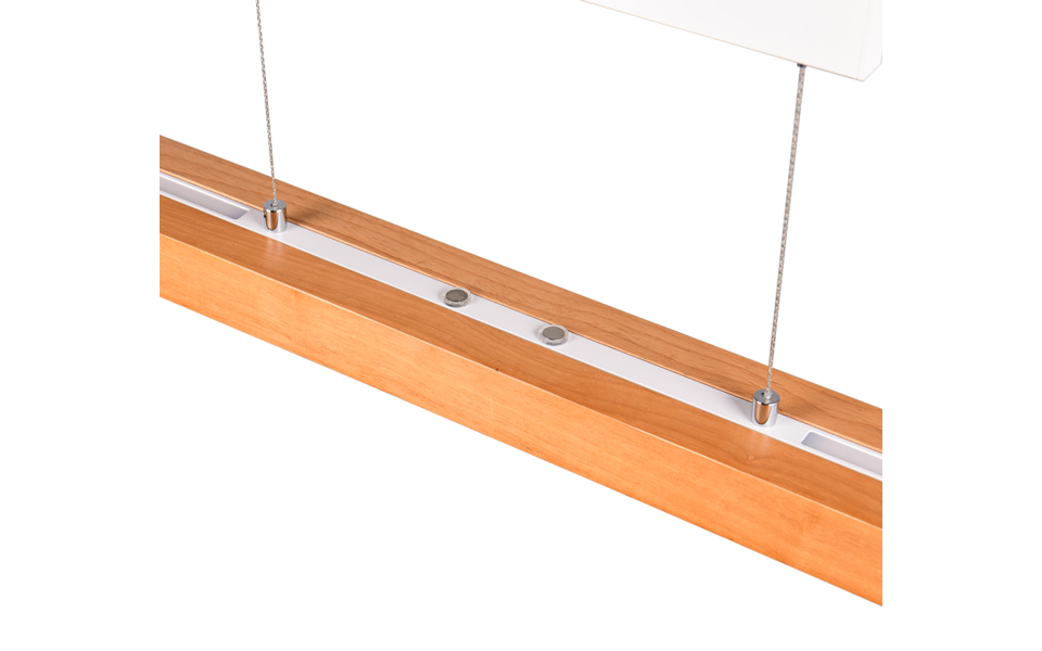 Trio Lighting Trio TRAJAN hanglamp | LED | wit mat | 152 x 8,5 cm | IP20 | 1x 45W | 5300 lm | 2700K-5000K | dimbaar