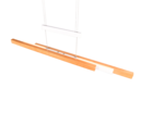 Trio Lighting Trio TRAJAN hanglamp | LED | wit mat | 152 x 8,5 cm | IP20 | 1x 45W | 5300 lm | 2700K-5000K | dimbaar
