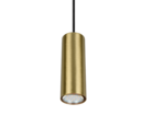 Trio Lighting Trio DUOLINE hanglamp | GU10 Fitting | messing mat | Ø 6 cm | IP20 | excl. 1x GU10 | max. 25W