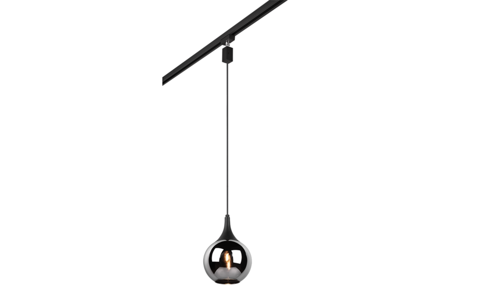 Trio Lighting Trio DUOLINE pendant light | 1x E14 max 40W | black | IP20 | 26.5 cm