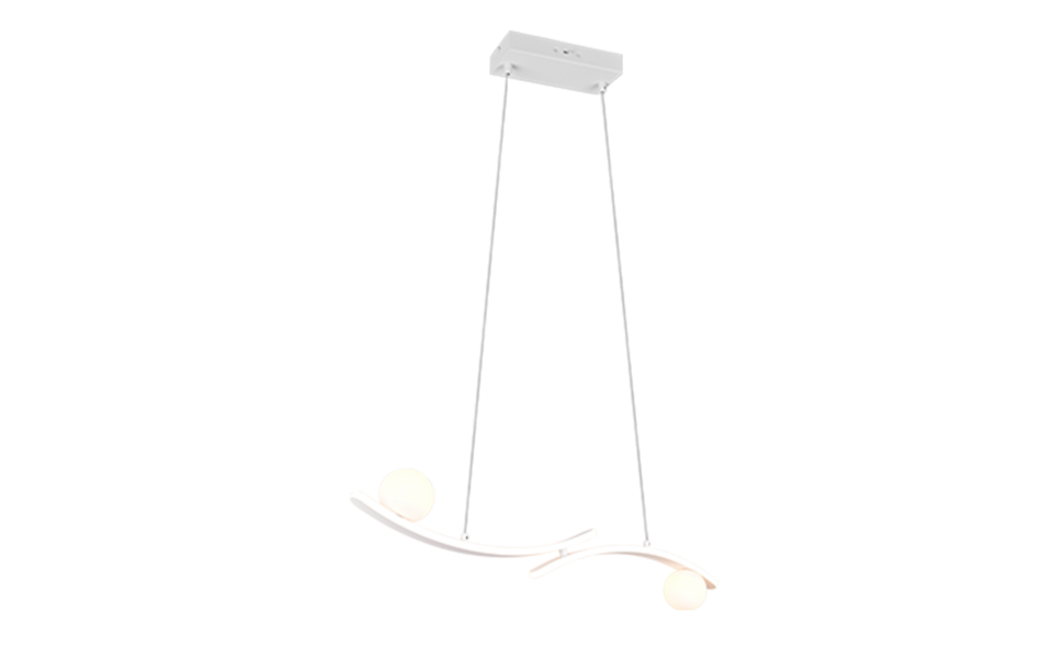Trio Lighting Trio NAPOLI hanglamp | LED | wit mat | 82 x 9 cm | IP20 | 1x 27W | 3200 lm | 2300+3000+4000K | dimbaar Trio Lighting Trio NAPOLI hanglamp | LED | wit mat | 82 x 9 cm | IP20 | 1x 27W | 3200 lm | 2300+3000+4000K | dimbaar