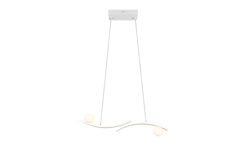 Trio Lighting Trio NAPOLI hanglamp | LED | wit mat | 82 x 9 cm | IP20 | 1x 27W | 3200 lm | 2300+3000+4000K | dimbaar Trio Lighting Trio NAPOLI hanglamp | LED | wit mat | 82 x 9 cm | IP20 | 1x 27W | 3200 lm | 2300+3000+4000K | dimbaar