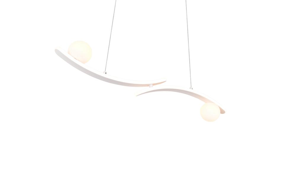 Trio Lighting Trio NAPOLI hanglamp | LED | wit mat | 82 x 9 cm | IP20 | 1x 27W | 3200 lm | 2300+3000+4000K | dimbaar Trio Lighting Trio NAPOLI hanglamp | LED | wit mat | 82 x 9 cm | IP20 | 1x 27W | 3200 lm | 2300+3000+4000K | dimbaar