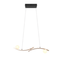 Trio Lighting Trio NAPOLI hanglamp | LED | mat zwart | 82 x 9 cm | IP20 | 1x 27W | 3200 lm | 2300+3000+4000K | dimbaar