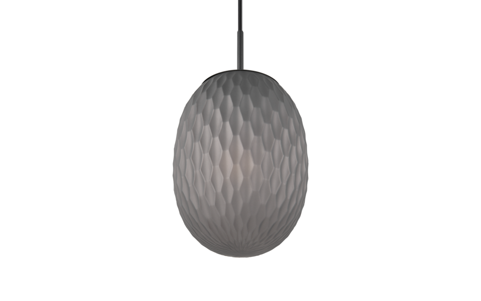Trio Lighting Trio FACETTE hanglamp | E27 Fitting | mat zwart met rookkleur | Ø 17,5 cm | IP20 | excl. 1x E27 | max. 25W Trio Lighting Trio FACETTE hanglamp | E27 Fitting | mat zwart met rookkleur | Ø 17,5 cm | IP20 | excl. 1x E27 | max. 25W