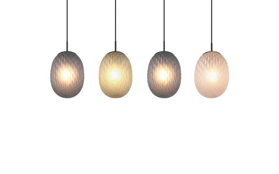 Trio Lighting Trio FACETTE pendant light | 4x E27 max 40W | IP20 | 150 cm Trio Lighting Trio FACETTE pendant light | 4x E27 max 40W | IP20 | 150 cm