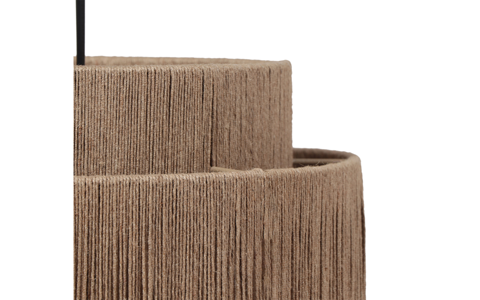 Trio Lighting Trio SMILLA hanglamp | E27 Fitting | mat zwart met natuurlijke afwerking | Ø 31 cm | IP20 | excl. 1x E27 | max. 10W Trio Lighting Trio SMILLA hanglamp | E27 Fitting | mat zwart met natuurlijke afwerking | Ø 31 cm | IP20 | excl. 1x E27 | max. 10W