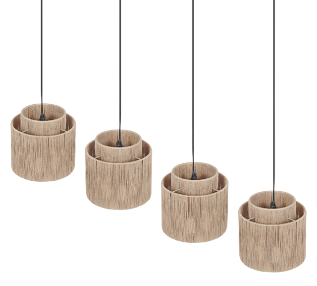 Metaal, Lampenkap, Jute Metaal, Lampenkap, Jute